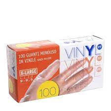GUANTI VINYL GLOVES PF XL.x100